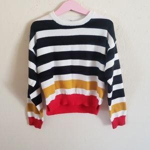 Girls Striped Sweater
